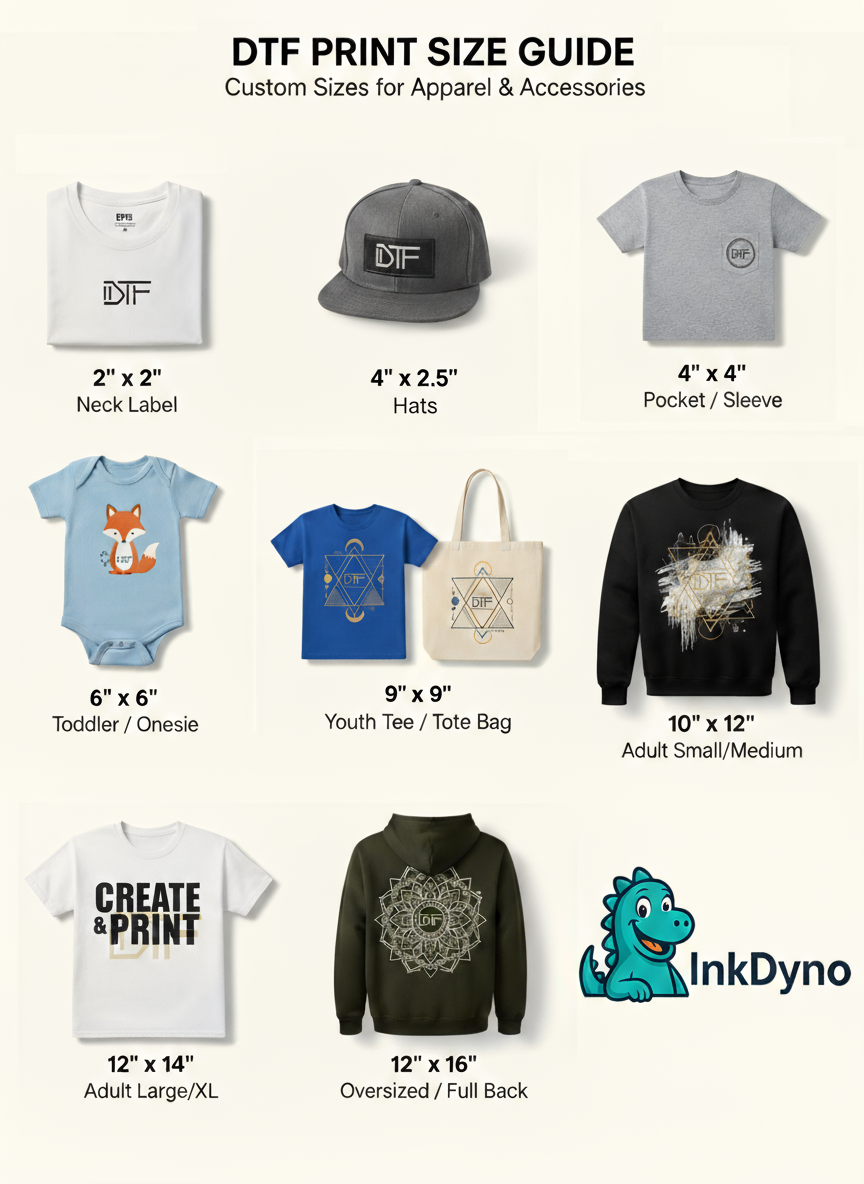 Custom DTF Transfer (By Size)