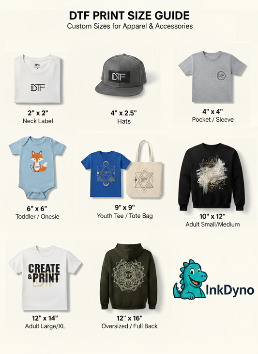 Custom DTF Transfer (By Size)