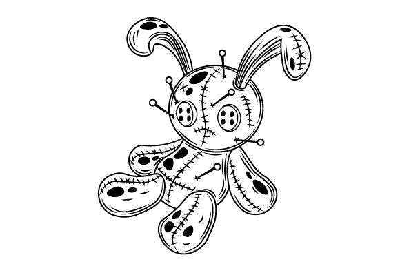 Pastel Goth Voodoo Doll