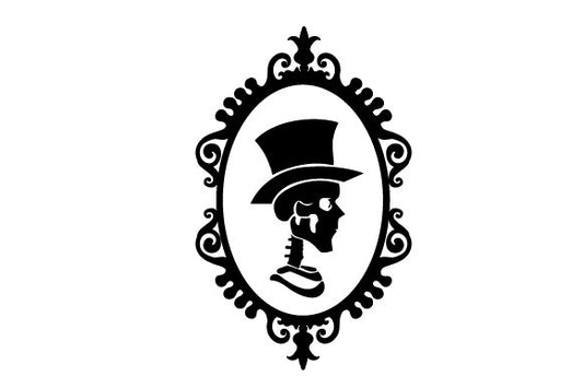 Skeleton Groom Side Profile Cameo