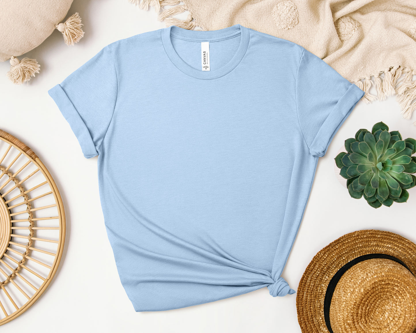 Heather Baby Blue front